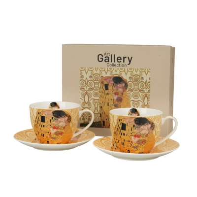 Set portelan KISS ECRU KLIMT 5902693957034