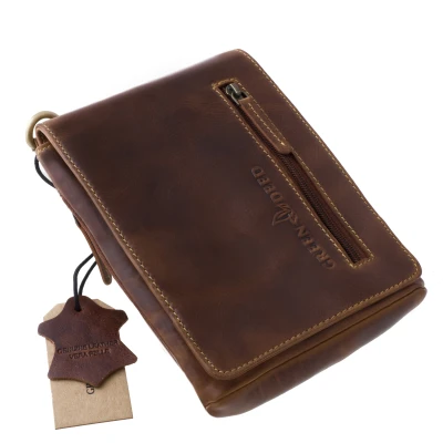 Borseta piele Green Deed FIR02V cognac
