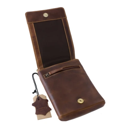 Borseta piele Green Deed FIR02V cognac-image3