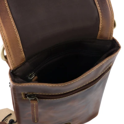 Borseta piele Green Deed FIR02V cognac-image2