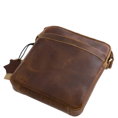 Borseta piele Green Deed 926V cognac
