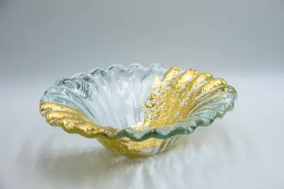 Murano Italy CRUMBS GOLD CNT8033-1153