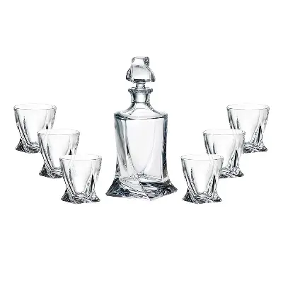 Bohemia QUADRO Whiskey Set 1+6 480